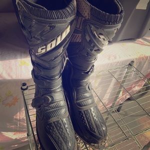 SOLO Racing boots. Never worn. Size 10/11 Men’s